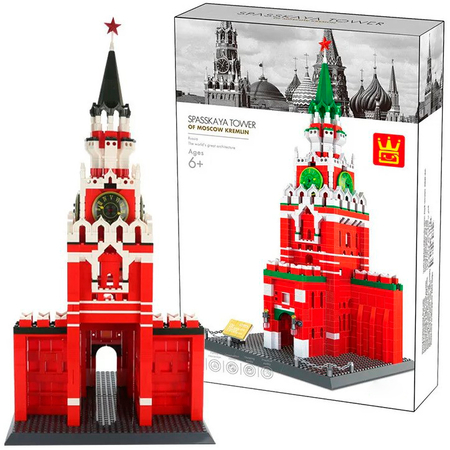 Конструктор Wange 5219 Спасская башня Кремля, изображение 2 - GOODMi