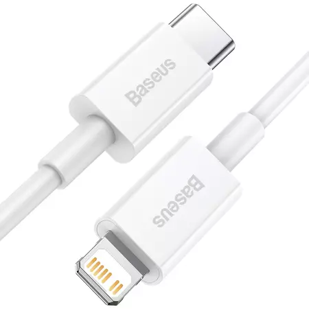 Кабель Baseus Superior Series Type-C/Lightning 1.5m White (CATLYS-B02), изображение 2 - GOODMi