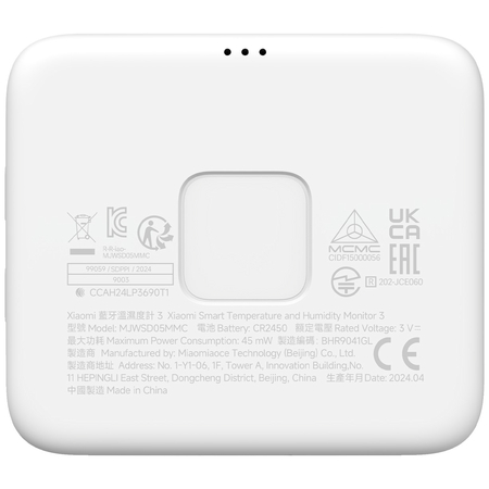 Датчик температуры и влажности Xiaomi Monitor 3 (MJWSD05MMC), изображение 4 - GOODMi