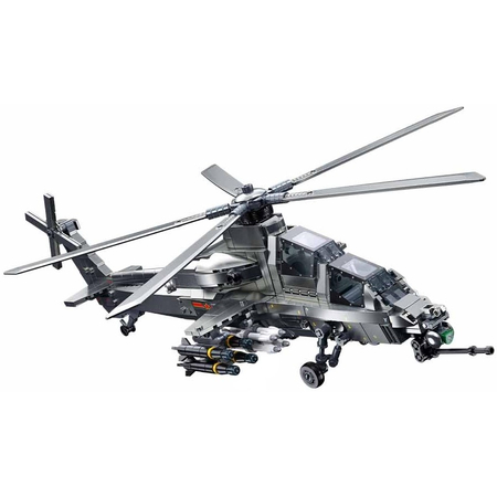 Конструктор Sluban Helicopter WZ-10S, изображение 2 - GOODMi