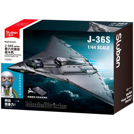 Конструктор Sluban Jet J-36S, изображение 5 - GOODMi