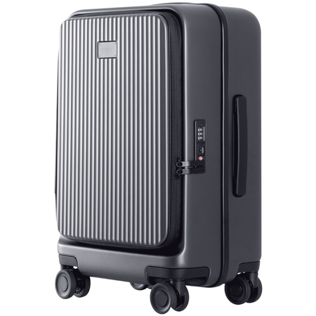 Чемодан Mijia Side Flip Suitcase 24" Черный, Цвет: Черный, изображение 3 - GOODMi
