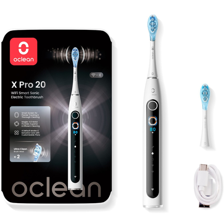 Электрическая зубная щетка Oclean X Pro 20 White, Цвет: Белый, изображение 6 - GOODMi