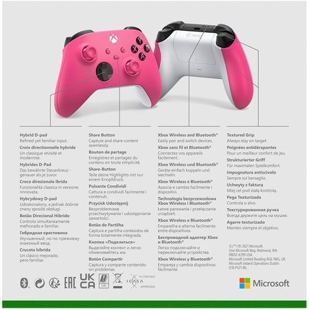 Геймпад Xbox Wireless Controller Deep Pink, Цвет: Розовый, изображение 9 - GOODMi