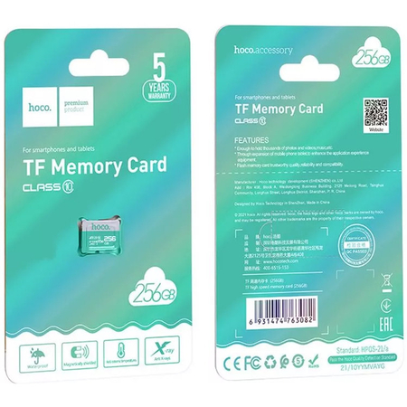 Карта памяти HOCO microSDXC 256GB, изображение 2 - GOODMi