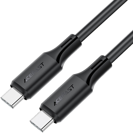 Кабель ACEFAST C17-03 Type-C to Type-C 1.2m Вlack, изображение 2 - GOODMi