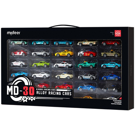 Набор моделей автомобилей Mideer MD-30 (1:64 / 30шт) - GOODMi