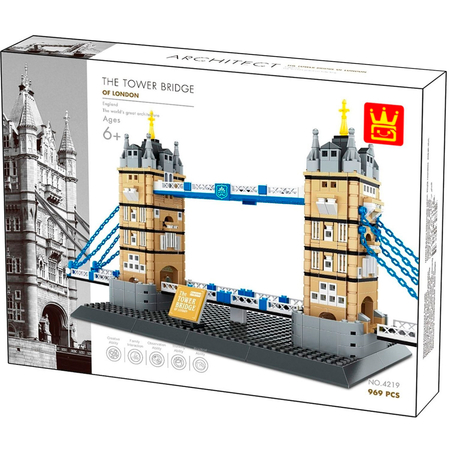 Конструктор Wange 4219 Тауэрский мост, Великобритания, изображение 3 - GOODMi