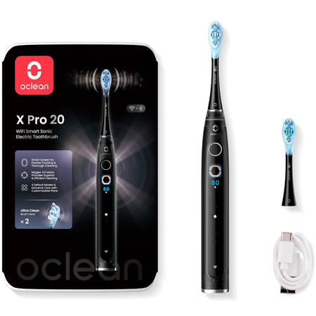 Электрическая зубная щетка Oclean X Pro 20 Black, Цвет: Черный, изображение 6 - GOODMi