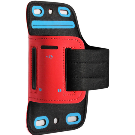 Спортивный чехол на руку (6.5 дюймов) Red (Неопрен+Полиэстер), Основной цвет: Красный - GOODMi