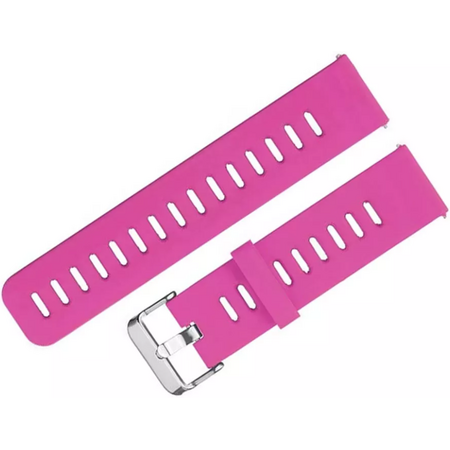 Ремешок силиконовый 22mm розовый - GOODMi
