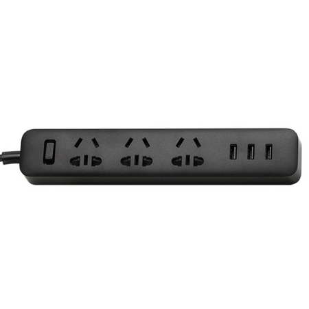 Сетевой фильтр Xiaomi Mi Power Strip (XMCXB01QM) Black, Цвет: Чёрный - GOODMi