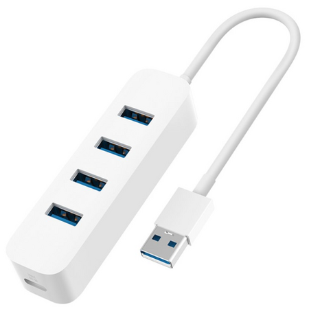 Адаптер сплиттер хаб Xiaomi USB 3.0/USB-C Splitter (XMFXQ01QM) - GOODMi
