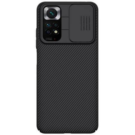 Чехол-накладка Nillkin силиконовая CamShield для Xiaomi Redmi Note 11S черный, Основной цвет: Черный - GOODMi
