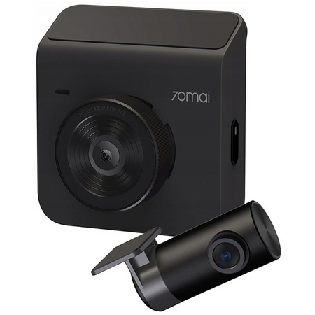 Видеорегистратор 70Mai A400-1 Black с камерой заднего вида, Цвет: Черный, изображение 2 - GOODMi