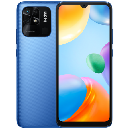 Xiaomi Redmi 10C 3/64Gb Blue, Оперативная память: 3 Гб, Цвет: Blue / Синий, Встроенная память: 64 Гб - GOODMi