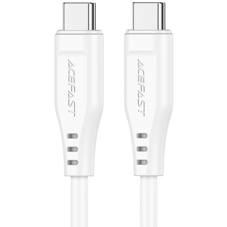 Кабель Acefast C3-03 60W Type-C to Type-C 1.2m White - GOODMi