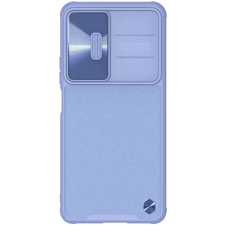 Чехол-накладка Nillkin LeatherCase CamShield для POCO F4 Purple, Основной цвет: Фиолетовый - GOODMi