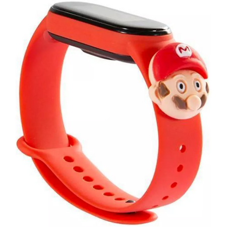 Силиконовый ремешок Mi Band 5 Cartoon (Mario) - GOODMi