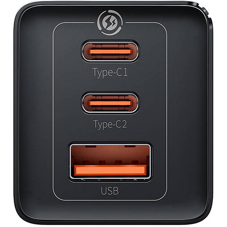 Сетевое зарядное устройство Baseus CCGAN65E5 Black, изображение 5 - GOODMi