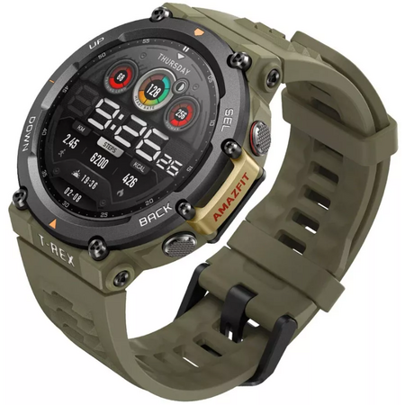 Часы Amazfit T-Rex 2 Wild Green, Цвет, заявленный производителем: Wild Green, изображение 6 - GOODMi