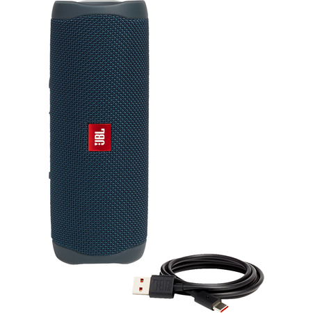 Портативная Bluetooth колонка JBL Flip 5 blue, Цвет: Синий, изображение 5 - GOODMi