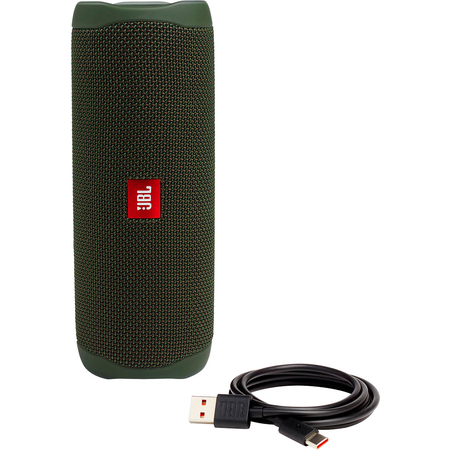 Портативная Bluetooth колонка JBL Flip 5 green, Цвет: Зеленый, изображение 5 - GOODMi