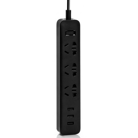 Сетевой фильтр Xiaomi Mi Power Strip (XMCXB01QM) Black, Цвет: Чёрный, изображение 4 - GOODMi