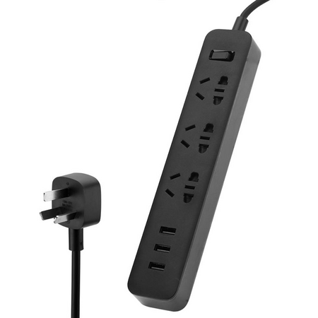Сетевой фильтр Xiaomi Mi Power Strip (XMCXB01QM) Black, Цвет: Чёрный, изображение 5 - GOODMi