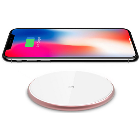 Беспроводное зарядное устройство Xiaomi ZMI Wireless Charger WTX10 White/Pink, Цвет: Белый, изображение 3 - GOODMi