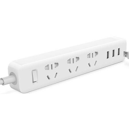 Сетевой фильтр Xiaomi Mi Power Strip (XMCXB01QM) White, Цвет: Белый, изображение 4 - GOODMi