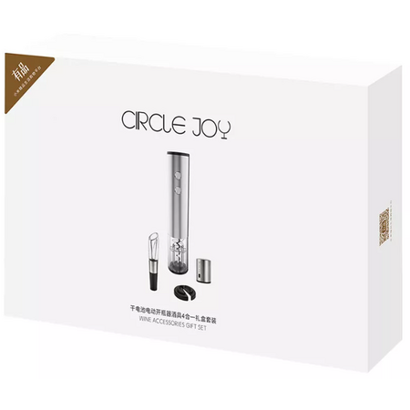 Набор аксессуаров для вина Circle Joy Gift Set 4 in 1 (CJ-TZ02), изображение 5 - GOODMi