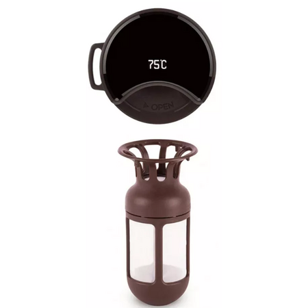 Умный термос Kiss Kiss Fish MOKA (S-U45W) White, Цвет: Белый, изображение 4 - GOODMi