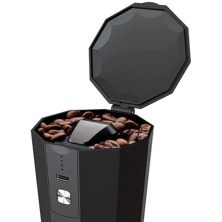 Кофемолка Circle Joy Electric Coffee Grinder (CJ-EG05) Black-Amber, изображение 3 - GOODMi
