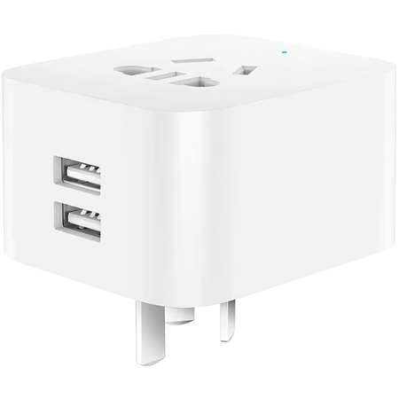Умная розетка Xiaomi Mi Smart Power Plug Wi-Fi (2 USB) ZNCZ06CM, изображение 4 - GOODMi