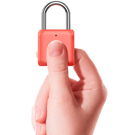 Умный замок Uodi Smart Fingerprint Padlock YD-K1 Красный, изображение 3 - GOODMi