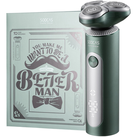 Электробритва Soocas S5 4в1 Electric Shaver green, изображение 10 - GOODMi