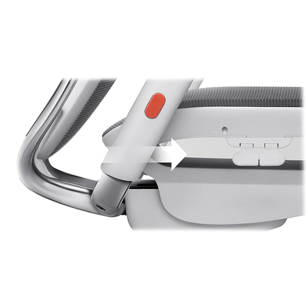 Кресло руководителя Xiaomi Mijia Ergonomics Chair Silver, Цвет: Серый, изображение 3 - GOODMi