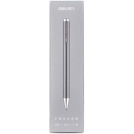Ручка Deli S99 (Серебристая), Цвет: Серебристый, изображение 2 - GOODMi