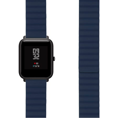 Ремешок силиконовый 20mm Lyambda Acrux Blue (DSJ-32-20-BL), Основной цвет: Синий, изображение 2 - GOODMi