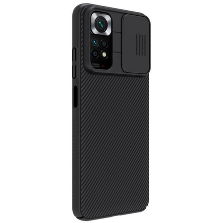 Чехол-накладка Nillkin силиконовая CamShield для Xiaomi Redmi Note 11S черный, Основной цвет: Черный, изображение 3 - GOODMi
