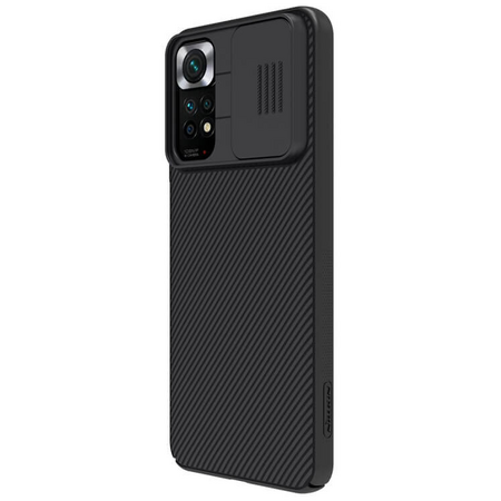 Чехол-накладка Nillkin силиконовая CamShield для Xiaomi Redmi Note 11S черный, Основной цвет: Черный, изображение 5 - GOODMi