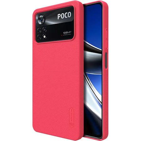 Чехол-накладка Nillkin силиконовая FrostedShield для POCO X4 Pro красный, Основной цвет: Красный, изображение 5 - GOODMi
