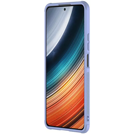 Чехол-накладка Nillkin LeatherCase CamShield для POCO F4 Purple, Основной цвет: Фиолетовый, изображение 5 - GOODMi