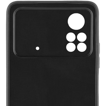 Чехол-накладка силиконовая для POCO X4 Pro карбон черный, изображение 2 - GOODMi