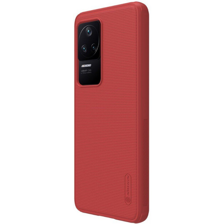 Чехол-накладка Nillkin силиконовая FrostedShield для POCO F4 красный, Основной цвет: Красный, изображение 2 - GOODMi