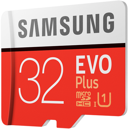 Карта памяти Samsung EVO Plus microSDXC 32GB + SD адаптер, Объем: 32 ГБ, изображение 2 - GOODMi