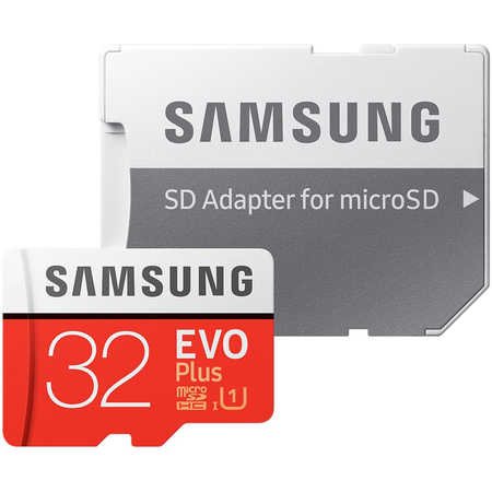 Карта памяти Samsung EVO Plus microSDXC 32GB + SD адаптер, Объем: 32 ГБ, изображение 4 - GOODMi