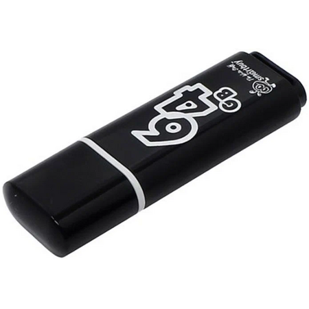 USB флешка Smartbuy Glossy series 64GB Black, изображение 2 - GOODMi