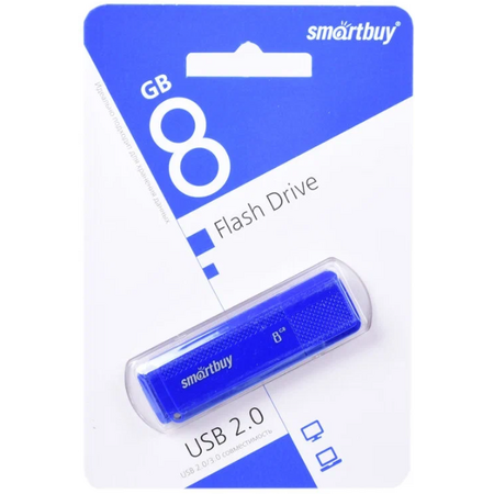 USB флешка Xiaomi Smartbuy Dock 8GB Blue, изображение 4 - GOODMi